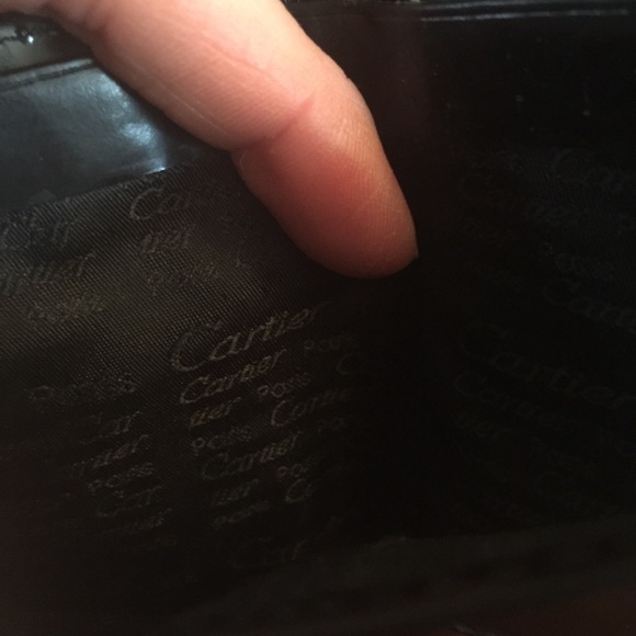 Cartier Black Leather Wallet - NEW Vintage Piece - Picture 12 of 12